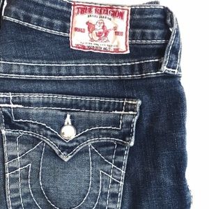 💕True Religion Disco Billy Big T Rhinestone Jeans